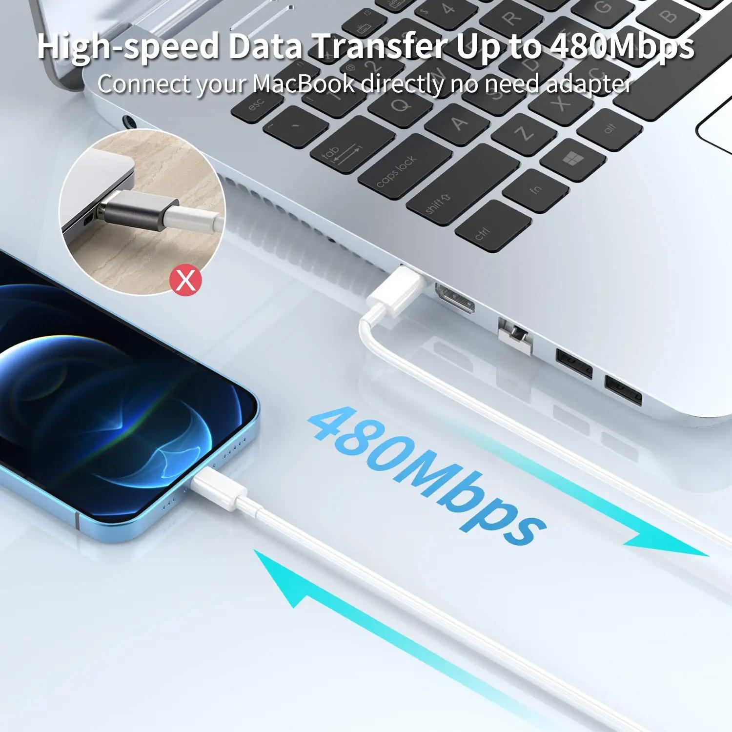 

Швидкий зарядний пристрій 20 Вт для iPhone 13 mini 12 11 pro 14 Pro Max Plus X XR XS USB Type C Швидка зарядка Зарядний кабель Аксесуари PD line 1.5m