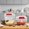 1Pcs 600ml/1000ml Manual Garlic Chopper Food Vegetable Chopper Meat Grinder Ginger Fruits Nuts Kitchen Food Processor