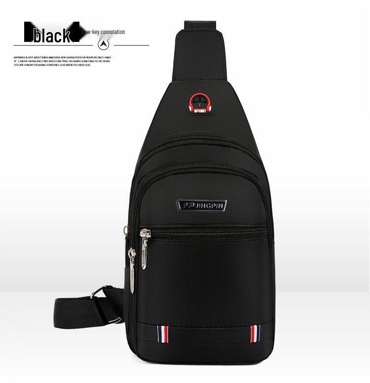 

Мужская трехслойная сумка-кроссбоди из Оксфорда с молнией, 2024