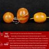Vintage Russian Amber White Flower Waist & Spacer Beads Bracelet Accessories