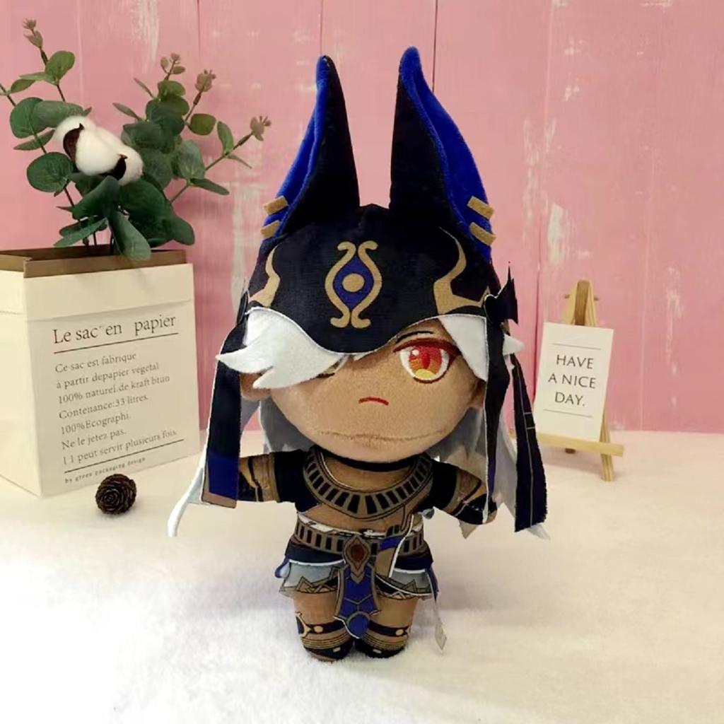 Genshin Impact Plush Dolls Wriothesley Furina Lyney Kaveh Neuvillette Kinich Citlali Kazuha Albedo Tighnari Anime Stuffed Toys