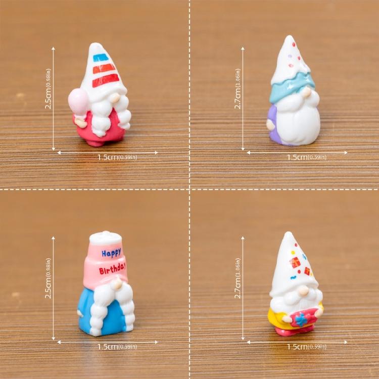 Fun Mini Figure Ornament Resin Decorative Item Festival Scene Decors Great For DIY Projects And Celebration Atmosphere