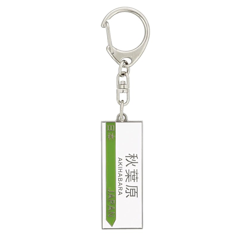 

[Daio Manufacturing] Japanese souvenirs tourist spot key ring metal inbound keyring lightweight gift Small gift (Station name Akihabara Tokyo)