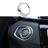 Fit For BMW X2 F39 Car One-Click Startup Button Matte Silver Ring Trim 2018-