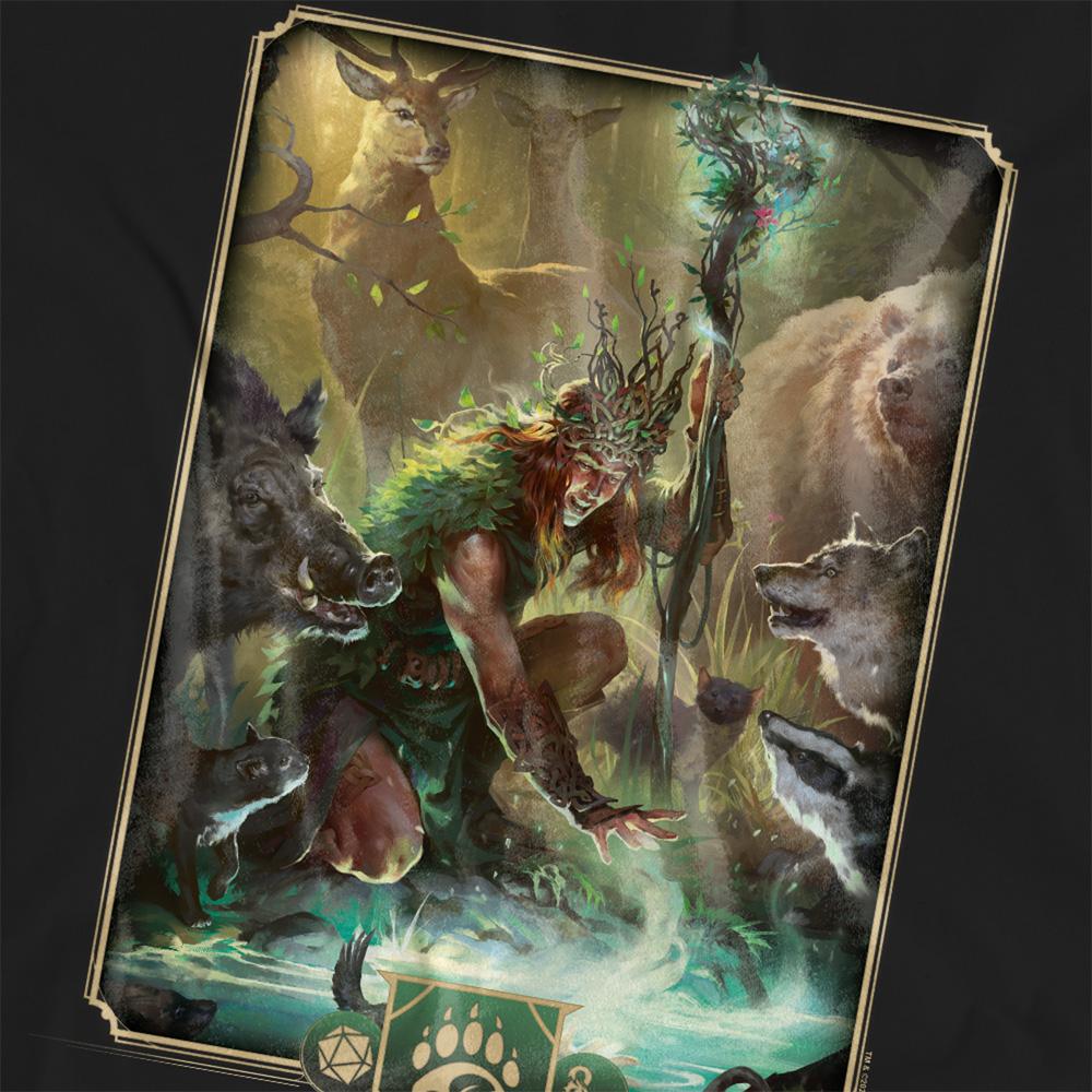 Dungeons & Dragons Womens/Ladies 2024 Druid Key Art T-Shirt