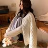 Casaco Feminino Plus Size Estilo Coreano Corte Amplo À Prova de Vento Quente Acolchoado com Zíper Outono Inverno