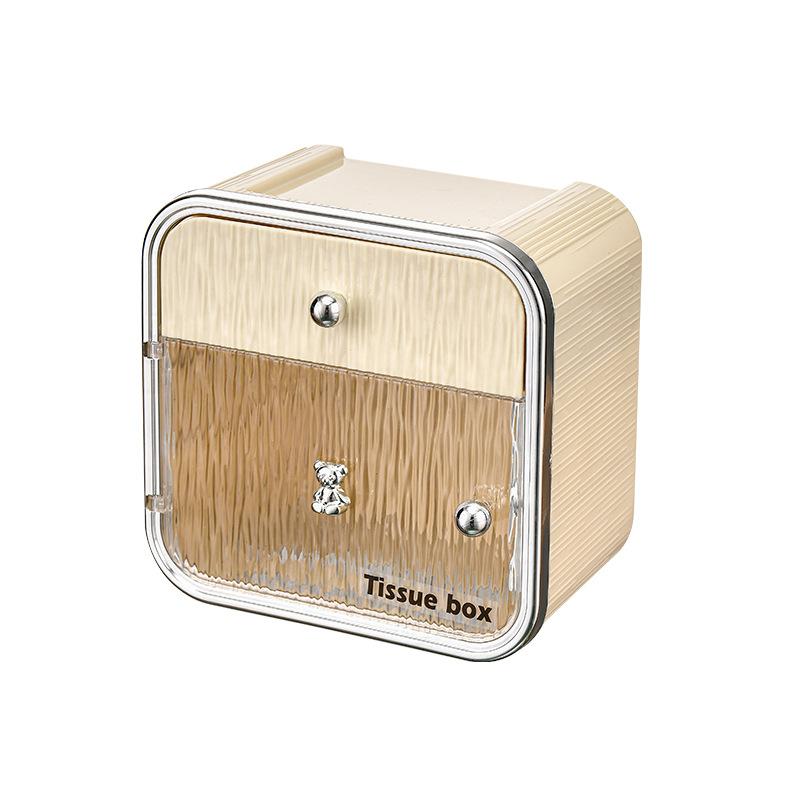 Non Perforated Wall Mounted Tissue Holder Household Toilet Paper Box Bathroom Waterproof Storage Rack Accessories for Bathroom