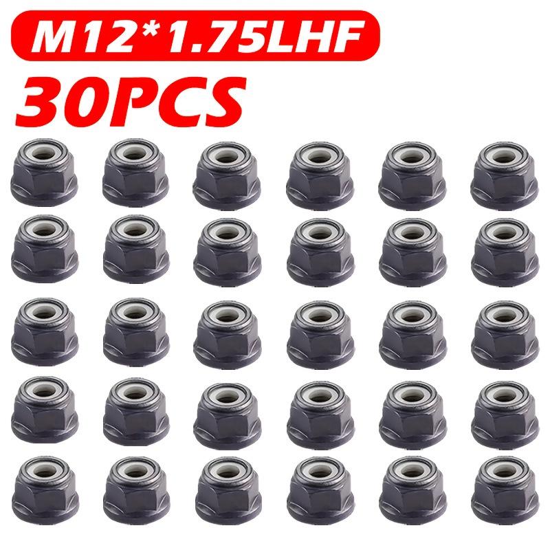 M12*1.75 LHF Left-Hand Thread Anti-Loosening Nut for Lawnmowers