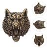 2 Pcs Brass Vintage Wolf Bag Buckle Concho Snap Fastener Clasp Rivet For DIY Craft Accessory Metal Garment Rivets