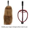 Professional Plastic Wig Display Wig Hair Hat Stand Hair Holder Dummy Head