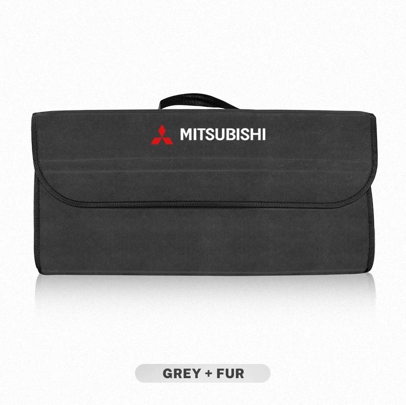 Neuer Stil Auto-Aufbewahrungsbox Faltbare Filzstoff-Organizer-Tasche Kofferraum-Werkzeugkoffer Für Mitsubishi Eclipse Lancer Outlander ASX I200 EX