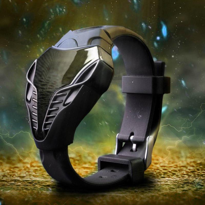 

Мужские роскошные электронные часы из силикагеля, студенческие спортивные наручные часы для молодых мальчиков чёрный