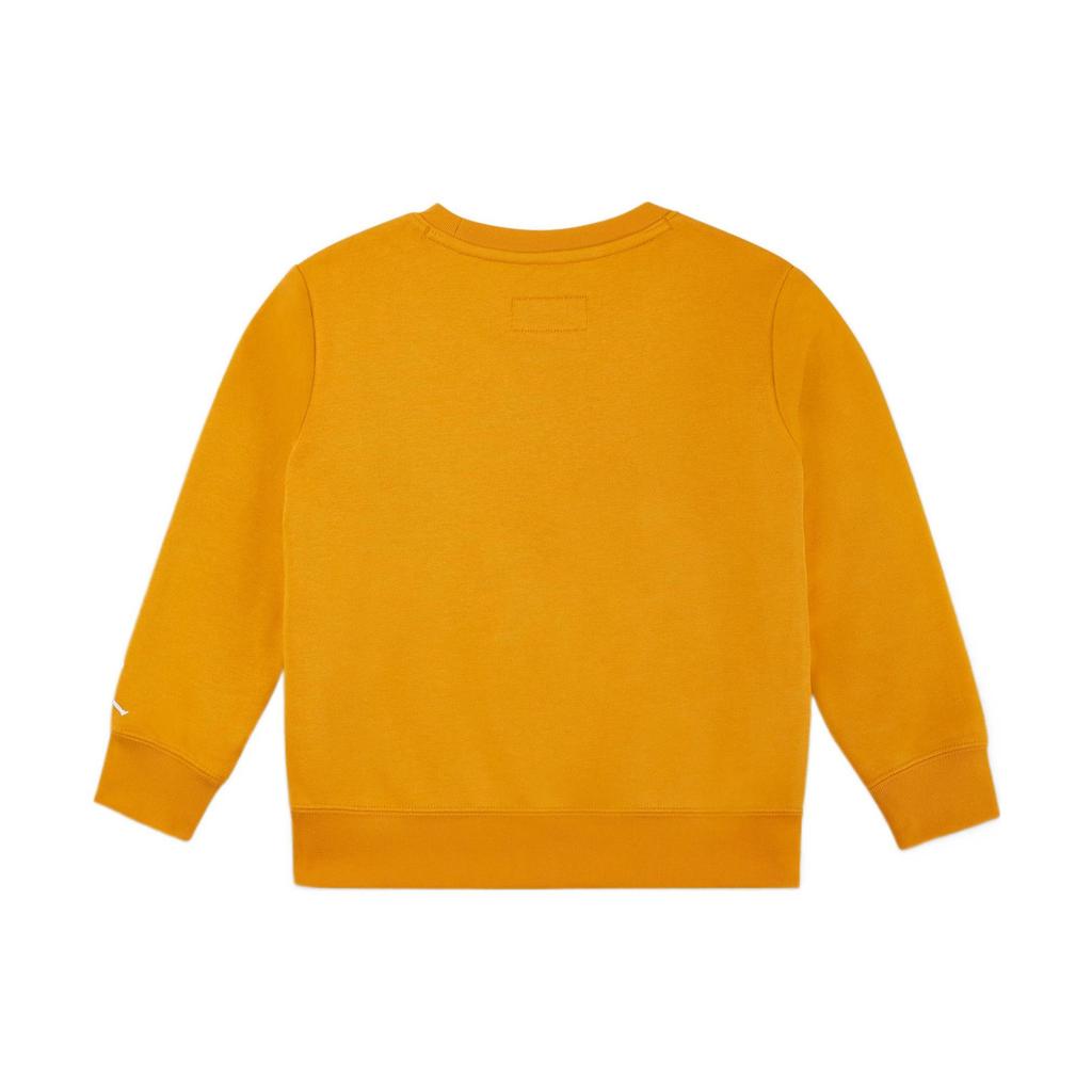 Jordan Logo Pullover Sweatshirt Kids Tops Yellow DV9556-886