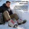 Spikes For Shoes Winter, Spikes For Shoes Smooth Ice, Shoe Claws Cleats Crampons For Shoes Winter, Suitable For Hiking, Trekking, Snow, Ice Outdoor