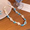 Seaside Vacation Shell Starfish Necklace Female Sweet Cool Babes Premium Sense Collarbone Chain Beaded Jewelry