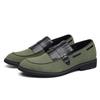 Large size new men's shoes casual leather shoes fashion British style foot shoes Korean version of trendy men's loafers
