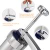 Cookie Press Stainless Steel Biscuit Extruder Press Cookie Gun Baking Kit Machine Set DIY Biscuit Press Maker Baking Tools