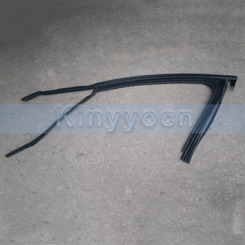 Car Window Upper Rubber Strip Sealing Black For Peugeot 2008 Glass Lifter Guide Groove Mud Trough