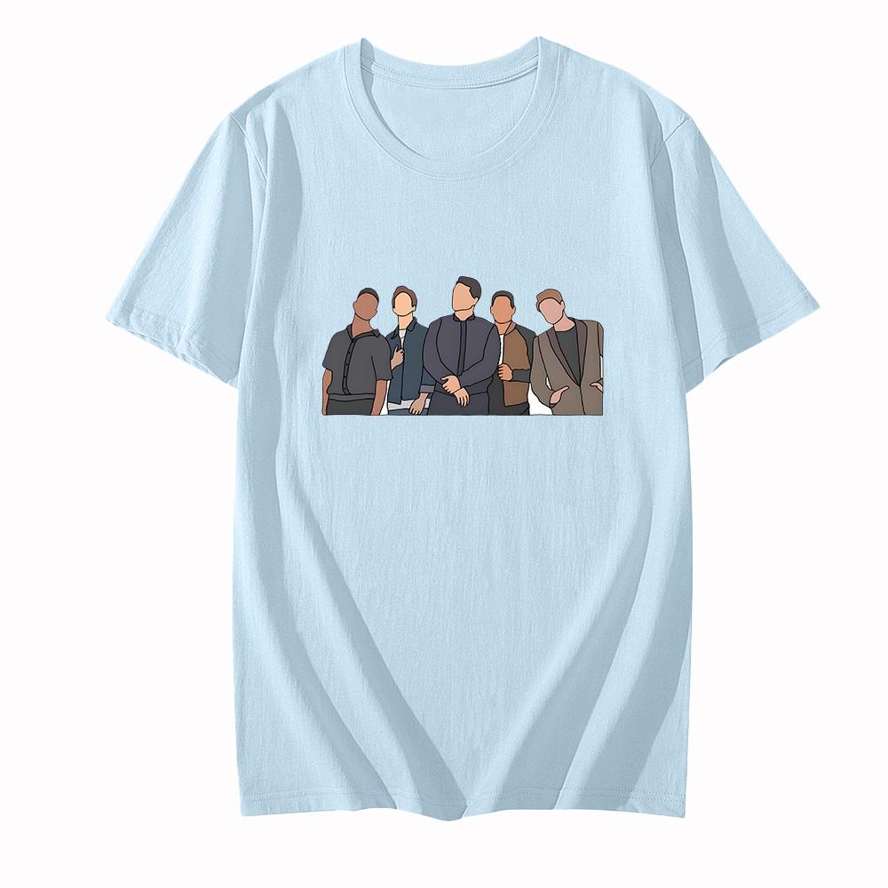Six60 T-Shirt Cartoon Print Short Sleeve Round Neck Camisetas Comfortable Cotton Casual Tee-shirt Women/men Unisex Clothing