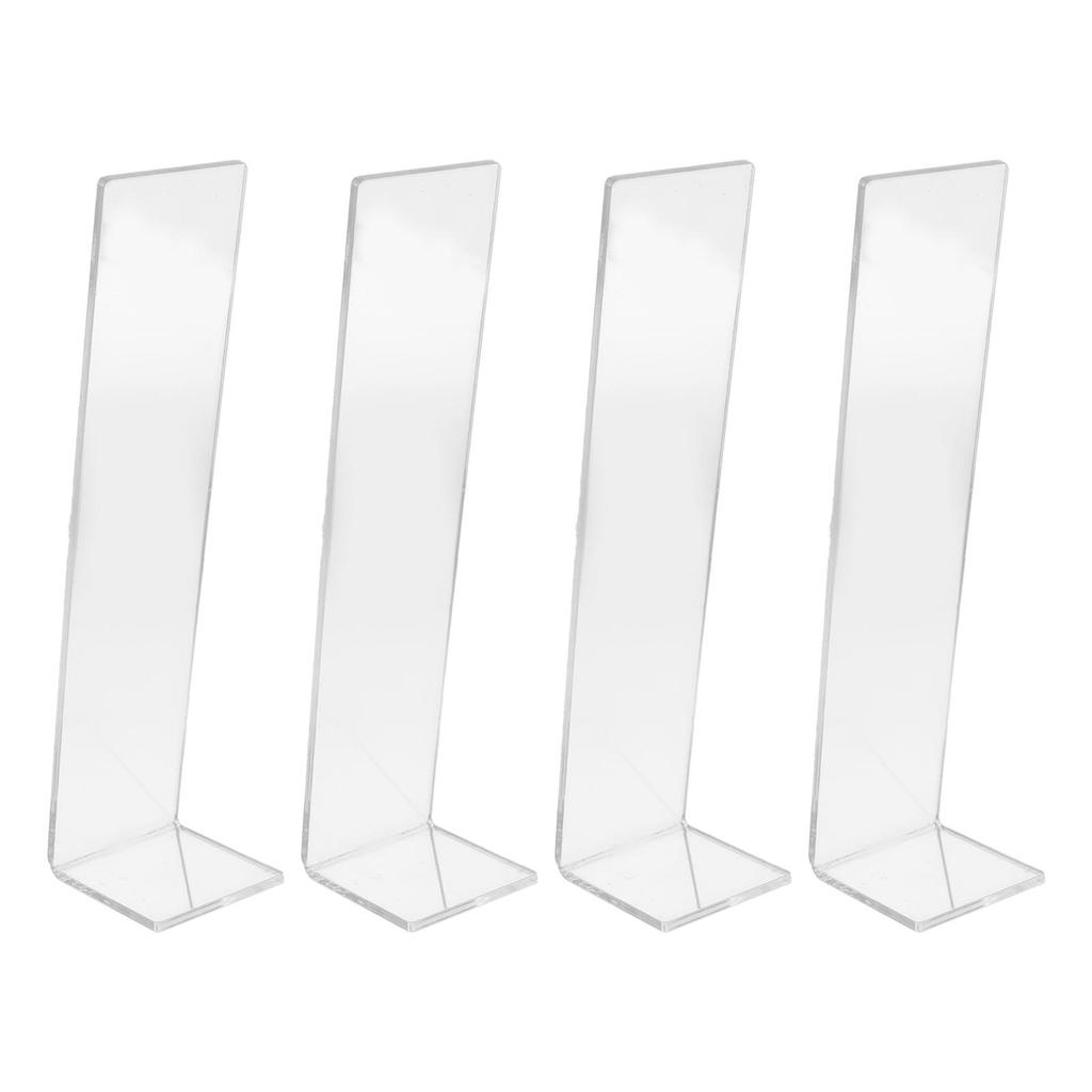 4 Pcs Acrylic Hair Band Display Stand Hair Clasp Hair Clasp Jewelry Display Holder for Shop Transparent