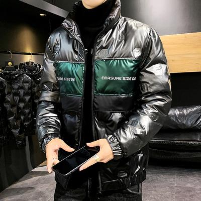 Winterjassen van topkwaliteit met eendendons, casual herenjassen met glanzende opstaande kraag, streetwear, waterdichte parka's en kleding