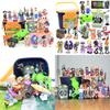 Zombies Vs Plants Action Toy Set With Storage Bucket And Figures Plantandzombie