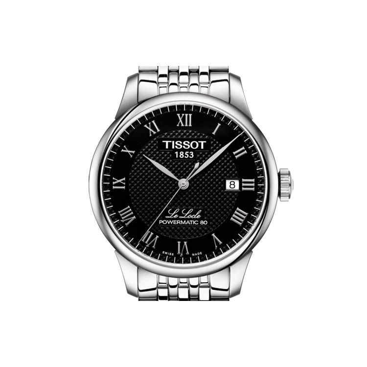 TISSOT Le Locle Collection Automatic Mechanical Movement Unisex Watch 25.3mm Silver Dial Steel Watch Case T0064071105300+T41118333