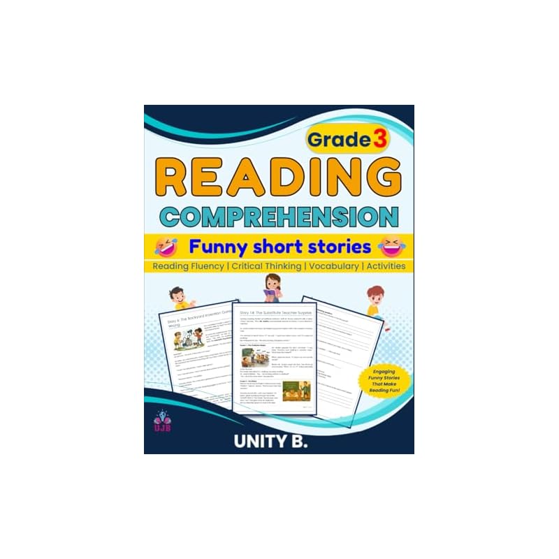 Funny short stories for reading comprehension Grade 3: Reading books for 3rd graders (UJB Grammar Skills)