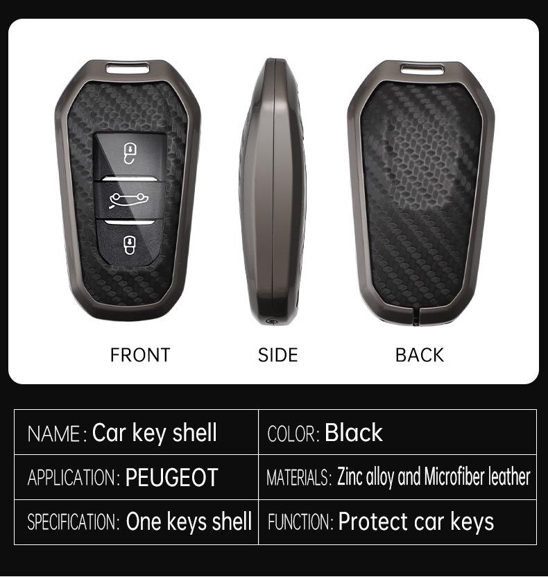 Compatible Key Cover for Peugeot 308/408/307/207 and Citroen Sega Kaixuan