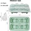1/3/5PCS Cat Shape Silicone Ice Cube Tray Animal Ice Mold Kitten Ice Maker for Flexible Ice Tray for Whiskey Cocktail Water