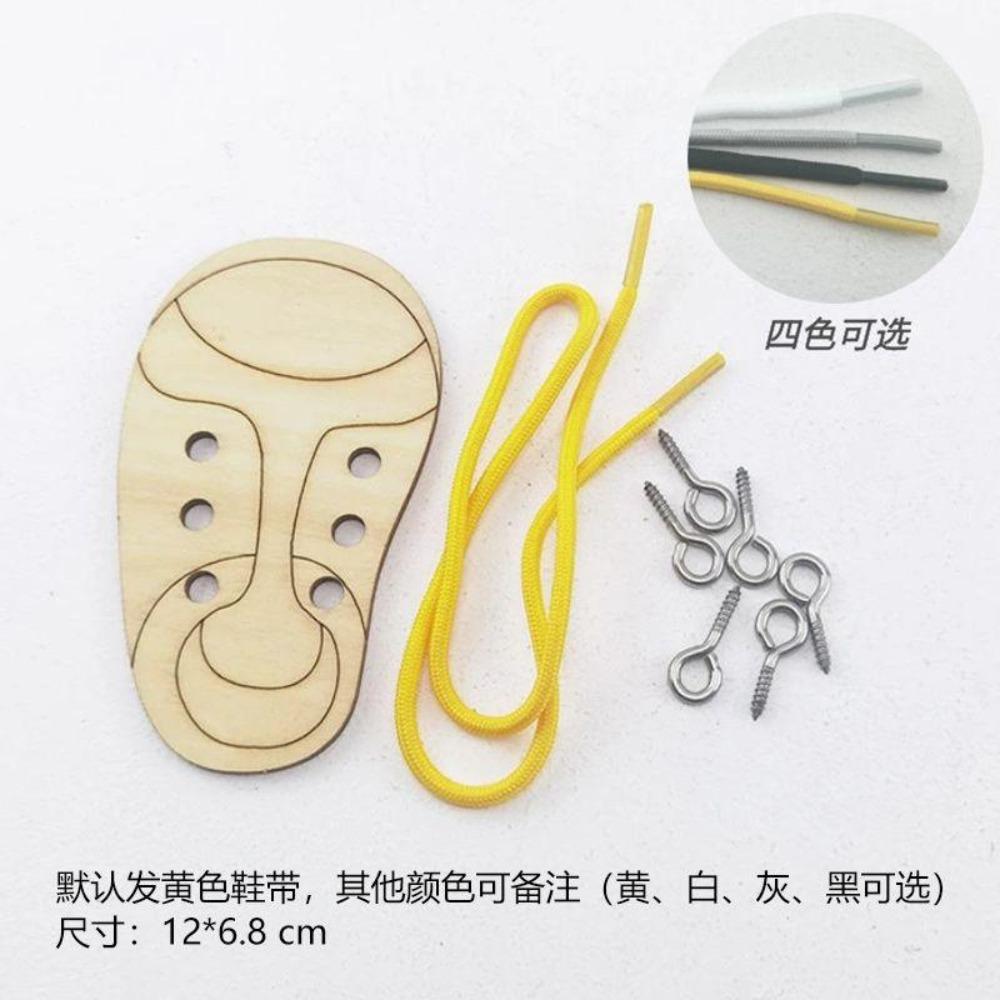 DIY Montessori Busy Board Wooden Toy Accessory animal Hourglas Alarm Clock Mirror Educational Unlock Sensory Toy Educational Toy