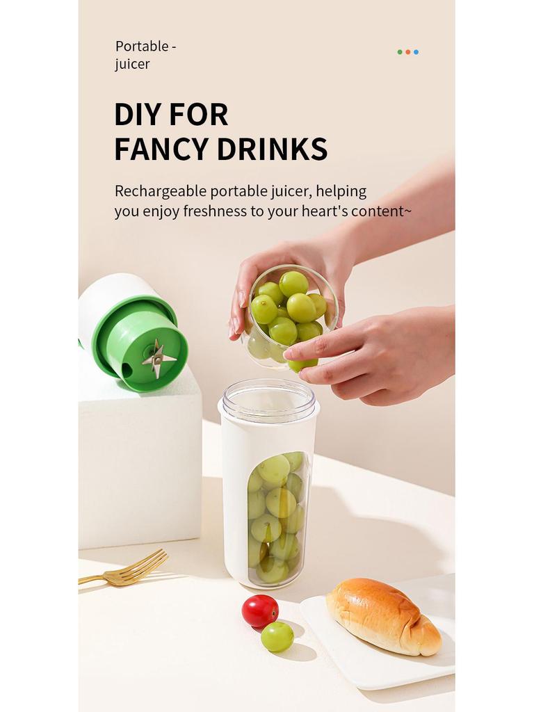 Wireless Portable Mini Electric Juicer with USB Charging