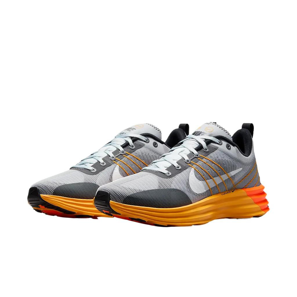 Nike Lunar Roam Wolf Grey Total Orange University Gold Men Sneakers White-Pure-Platinum-Total-Orange-University-Gold DV2440-007