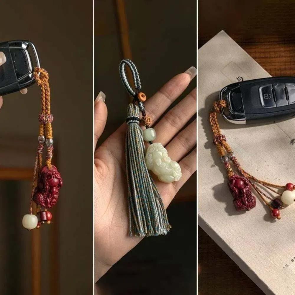 Hand-woven DIY Bohemian Tassel Crafts Keychains Accessories  Jewelry Accessories