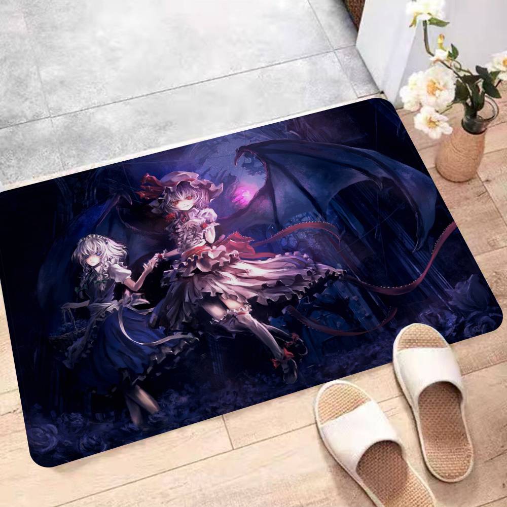 Anime Touhou Project Door Mat Nordic Style Bedroom Living Room Doormat Home Balcony Anti-Slip Alfombra