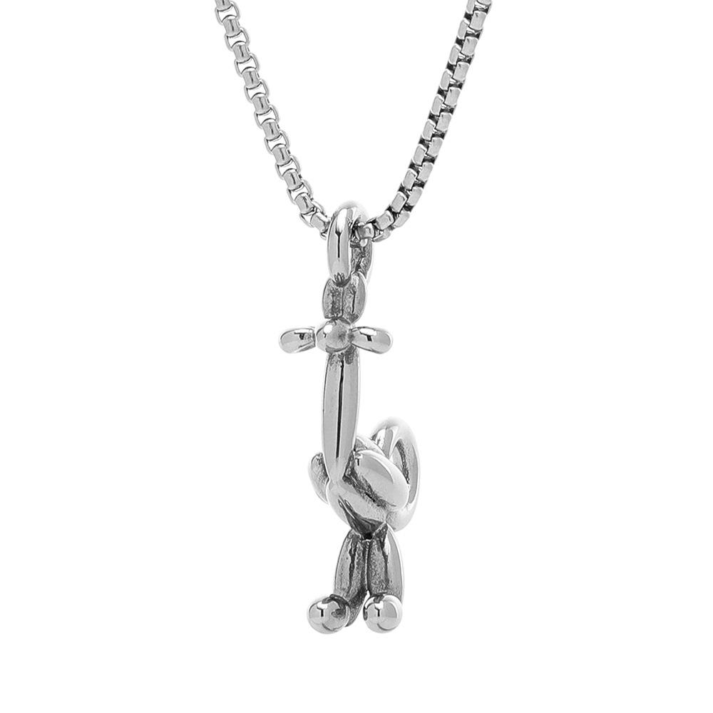 

Оригинальное ожерелье «Зодиакальный Петух»: Не выцветающая цепочка для свитера из титановой стали для женщин