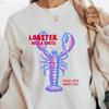 Cute Lobster Shirt Comfort Colors Shirt Fisherman Aesthetic Ocean Shirt Amalfi Coast Shirt Lobster Lover Shirt Coastal Aesthetic Seafood Tee