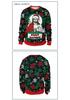2025 Autumn Round Neck Snowman Reindeer Couple Hoodie