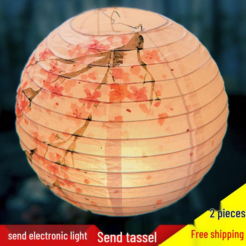 Ancient Style Lanterns: Japanese & Chinese Festive Paper Decorations