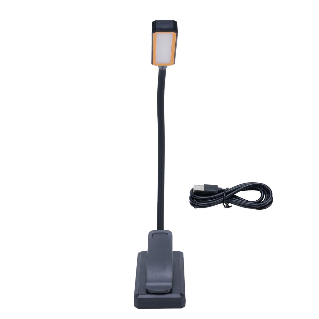 Clip On Reading Light USB Rechargeable Book Light Miniature Long Battery Life Clip On Lamp for Work