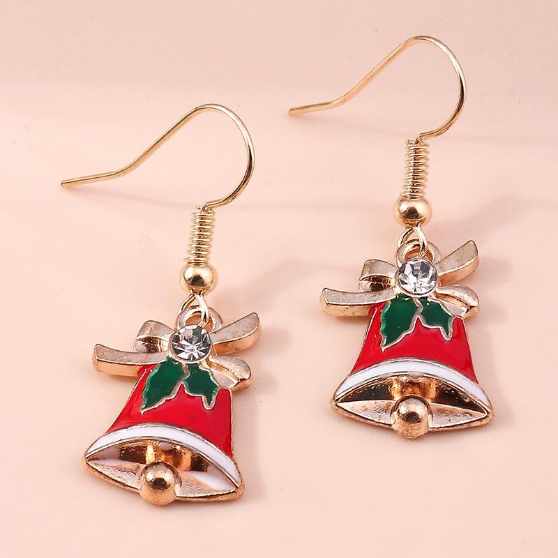 New Fashion Mix Styles Merry Christmas Drop Earrings for Women Christmas Tree Deer Santa Dangle Earrings New  Jewelry Gifts
