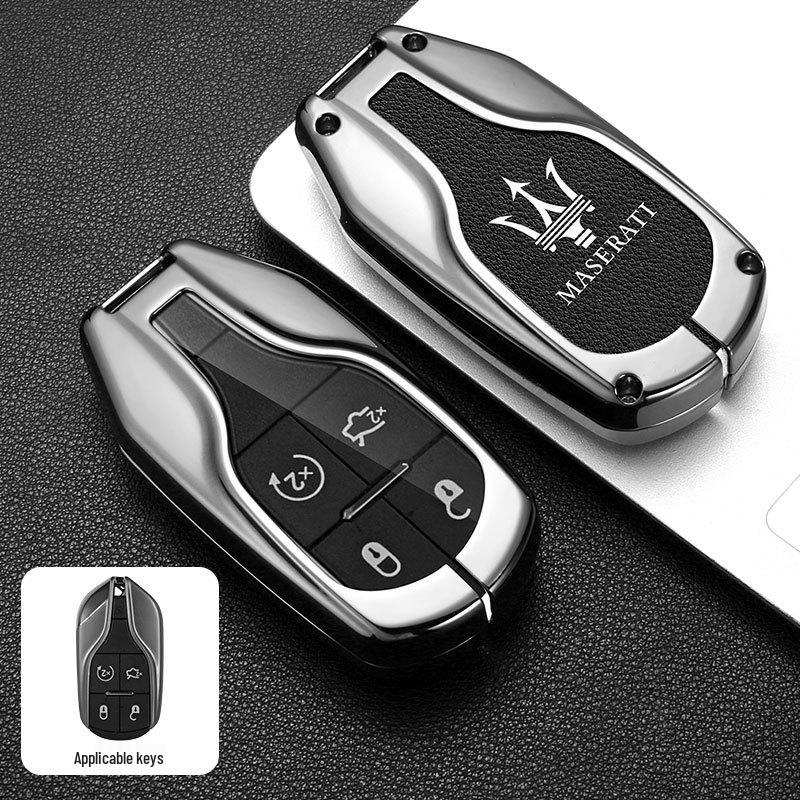 Maserati Key Case for Levante/Ghibli: Premium Men's Modified Shell Bag