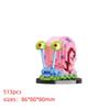 Figura de Dibujos Animados Anime Patrick Sar Sr. Krbs Figuras de Acción Educativas Ensamblaje Bloques de Construcción Juguetes Modelo Adorno Regalo