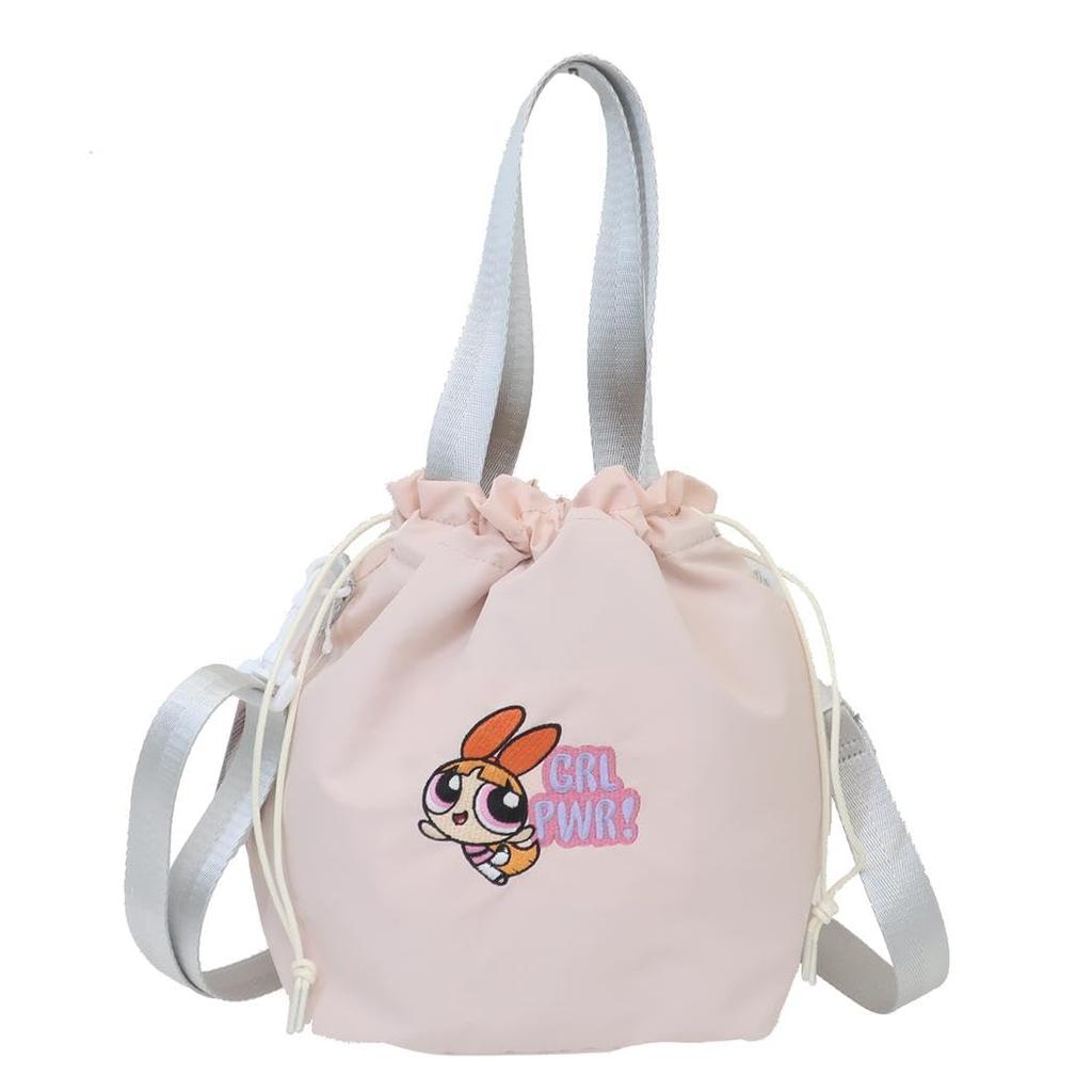 Drawstring Tote Bag Shoulder Bag Blossom Powerpuff Girls MPPG-084