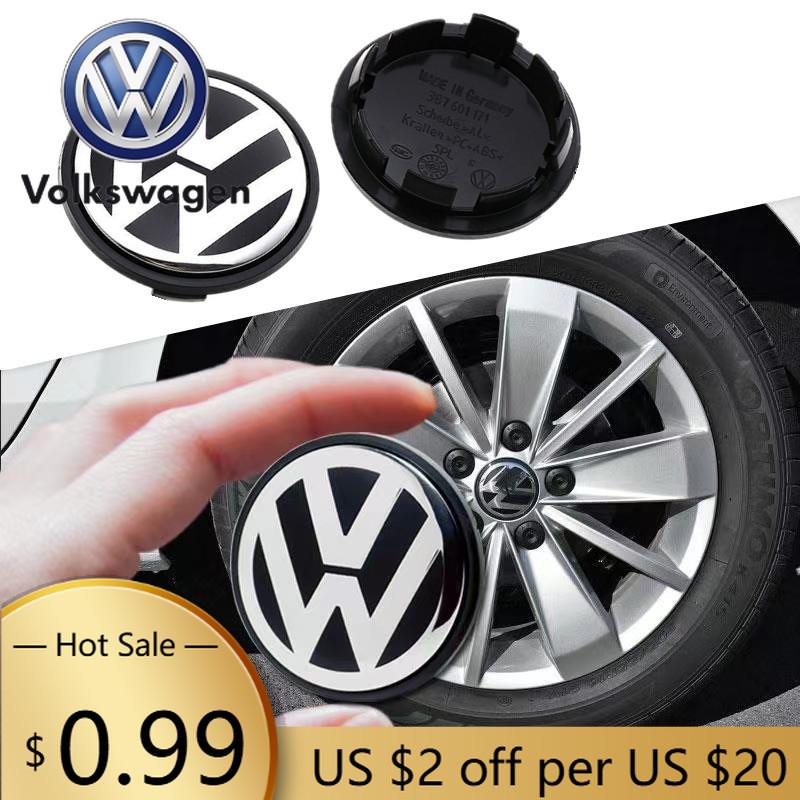 For VOLKSWAGEN VW 4CS 56mm 60mm 65mm 70mm 76mm Car Wheel Center Cap Hub Covers Badge For VW Volkswagen Jetta MK5 Golf Passat San