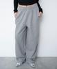 WEGO Sweat Size Pattern 2 Women's Wide-Leg Pants, S,