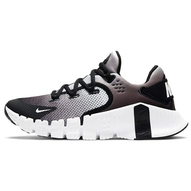 Nike Free Metcon 4 White Black Women Sneakers DJ3071-101 37.5