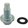 Engine Oil Drain Plug, 11562588 Oil Pan Drain Plug Bolt w/O-Ring Fits for GM Chevy Buick Cadillac