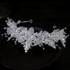 Korean New Style Handmade Flower Small Fresh Wedding Dress Bride Wedding Crown Headdress Crown Tiara Hair Accessories