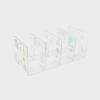 Clear Thickened Plastic Bookshelf Stand for Desk Books and Documents